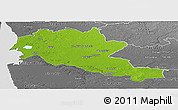 Physical Panoramic Map of Siltues, desaturated