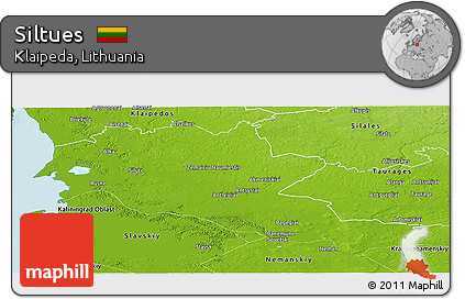 Physical Panoramic Map of Siltues