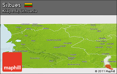 Physical Panoramic Map of Siltues