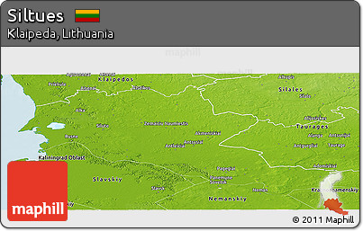 Physical Panoramic Map of Siltues