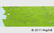 Physical Panoramic Map of Siltues