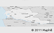 Silver Style Panoramic Map of Siltues