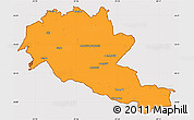 Political Simple Map of Siltues, cropped outside