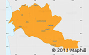 Political Simple Map of Siltues, single color outside