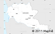 Silver Style Simple Map of Siltues, single color outside
