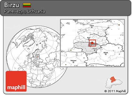 Blank Location Map of Birzu, highlighted country, highlighted parent region