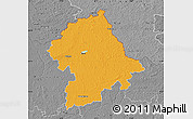 Political Map of Birzu, desaturated