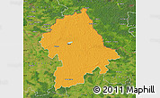 Political Map of Birzu, satellite outside