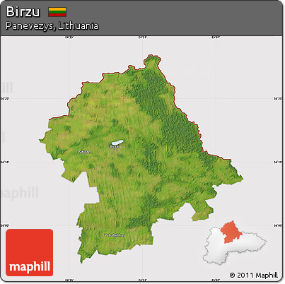 Satellite Map of Birzu, cropped outside