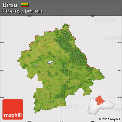 Satellite Map of Birzu, cropped outside