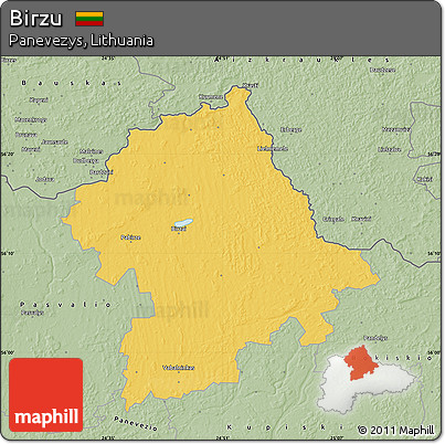 Savanna Style Map of Birzu