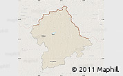 Shaded Relief Map of Birzu, lighten