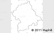 Blank Simple Map of Birzu, cropped outside, no labels