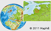 Physical Location Map of Akmenes
