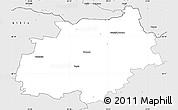 Silver Style Simple Map of Akmenes