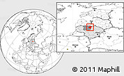 Blank Location Map of Pakruojo, highlighted country, highlighted parent region
