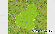 Physical Map of Pakruojo, satellite outside