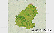 Satellite Map of Pakruojo, lighten