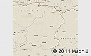 Shaded Relief Map of Pakruojo