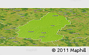 Physical Panoramic Map of Pakruojo, satellite outside