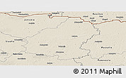 Shaded Relief Panoramic Map of Pakruojo