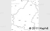 Blank Simple Map of Pakruojo