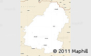 Classic Style Simple Map of Pakruojo