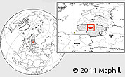Blank Location Map of Radviliskio, highlighted country