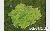 Satellite Map of Radviliskio, darken