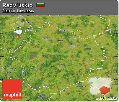 Satellite Map of Radviliskio