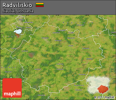 Satellite Map of Radviliskio