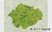 Satellite Map of Radviliskio, lighten