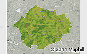 Satellite Map of Radviliskio, lighten, semi-desaturated