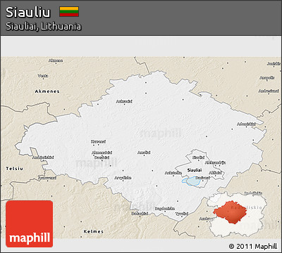 Classic Style 3D Map of Siauliu