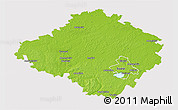 Physical 3D Map of Siauliu, cropped outside