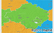 Political 3D Map of Siauliu