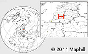 Blank Location Map of Siauliu, highlighted parent region, within the entire country