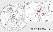 Blank Location Map of Siauliu