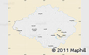 Classic Style Map of Siauliu, single color outside