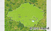 Physical Map of Siauliu, satellite outside