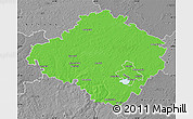 Political Map of Siauliu, desaturated