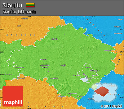 Political Map of Siauliu