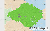Political Map of Siauliu, lighten