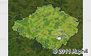 Satellite Map of Siauliu, darken