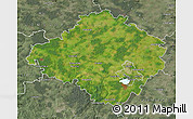 Satellite Map of Siauliu, semi-desaturated