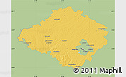 Savanna Style Map of Siauliu, single color outside