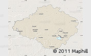 Shaded Relief Map of Siauliu, lighten