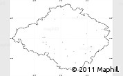 Blank Simple Map of Siauliu, cropped outside, no labels