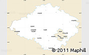 Classic Style Simple Map of Siauliu, single color outside