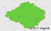 Political Simple Map of Siauliu, cropped outside